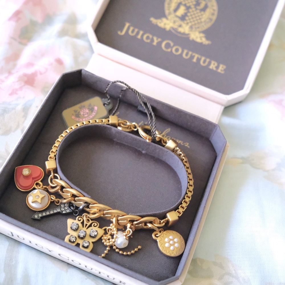 Juicy couture vintage charm bracelet